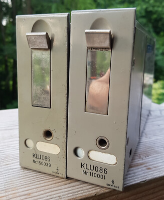 Klangfilm KLU086 tube studio module pair Siemens V72 from Klangfilm tube desk