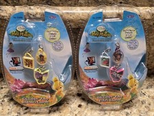 Tinkerbell Fairies Pixie Hollow Clickables Fairy Bracelet Charm NEW LOT OF 2