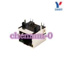 10PCS RJ45 shielded network socket with light Crystal Socket 8P (F1A5) #ZJ