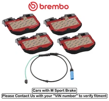Front Brake Pad OE Brembo Ceramic +Sensor for BMW 530e 530i 540d / xDrive Sport