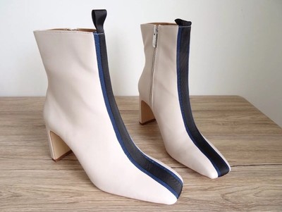 zara ecru boots