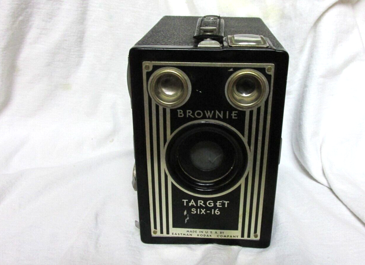 Vintage 1940s Kodak Brownie Target Six 16 Box Camera | eBay
