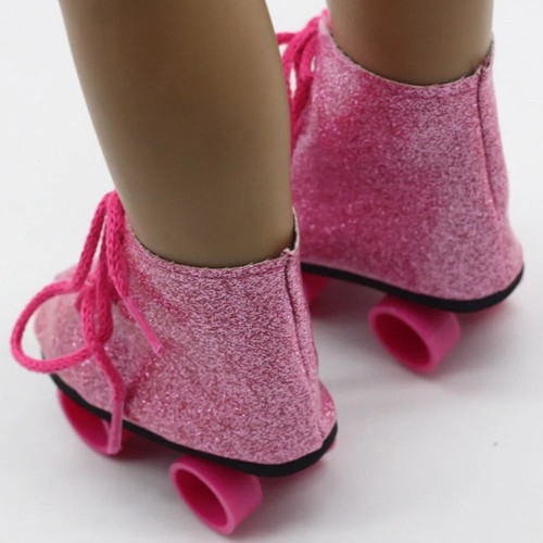 1 Pair Fashionable Doll Roller Skates for 18inch American Dolls Blythe Doll Toy - Picture 5 of 15