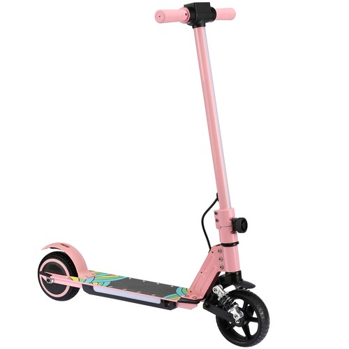 Elektro Scooter Rosa Für Kinder Alter 6-12 Kinderroller Klappbar Elektroroller - Bild 13 von 14
