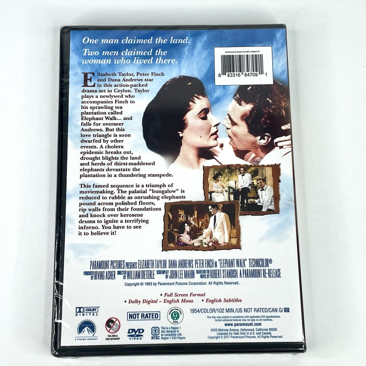 その他 Elephant Walk [DVD] Elephant Walk 1954 Movie Elizabeth Taylor Dana Andrews Peter