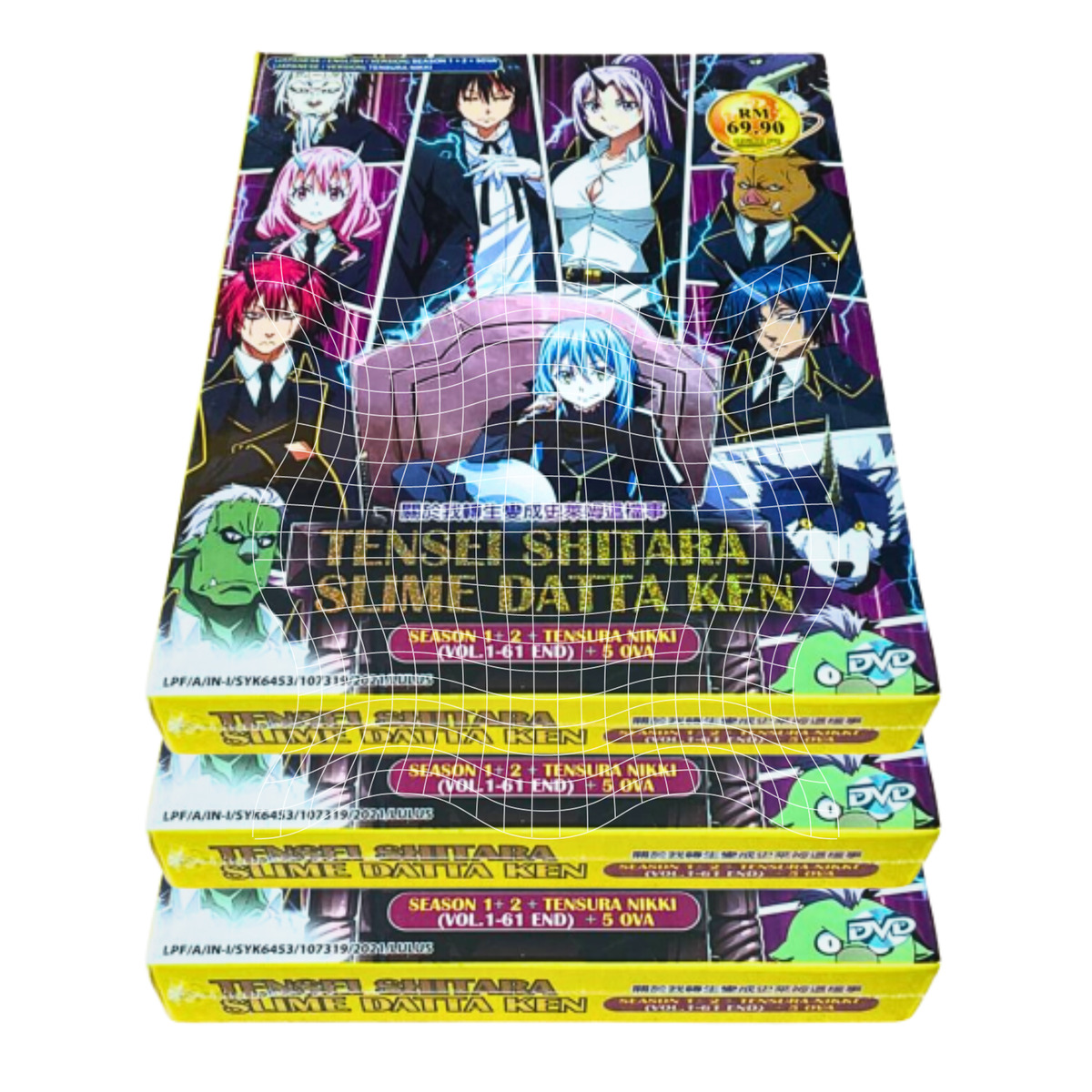 ANIME DVD TENSEI SHITARA SLIME DATTA KEN SEA 1-2 +TENSURA NIKKI +5 OVA~ENG  DUB~