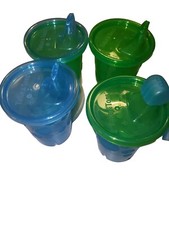 8 Piece Stackable Toddler Cups With Lids