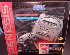 Vintage Sega Genesis Sega System BOX & Inserts Only RARE NFL Pack Edition