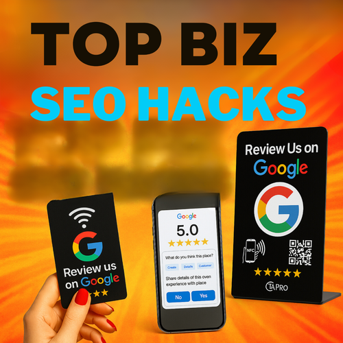 Google Review Stand Tap Tap for Instant Reviews - All Phones Compatible (BLACK) - Picture 9 of 10