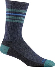 USA Darn Tough 6069 Denim Men's Letterman Crew Lightweight Lifestyle Sock