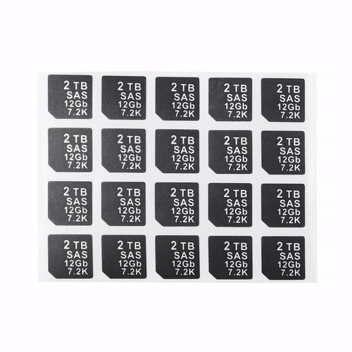200PCS DXD9H X7K8W Plateau Caddy Adhésif Autocollants Étiquettes POUR DELL G14 Stickers Disque Dur - Photo 12/170
