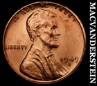 1949-S Lincoln Wheat Cent- Red- Choice Gem Brilliant Uncirculated Luster #J5071