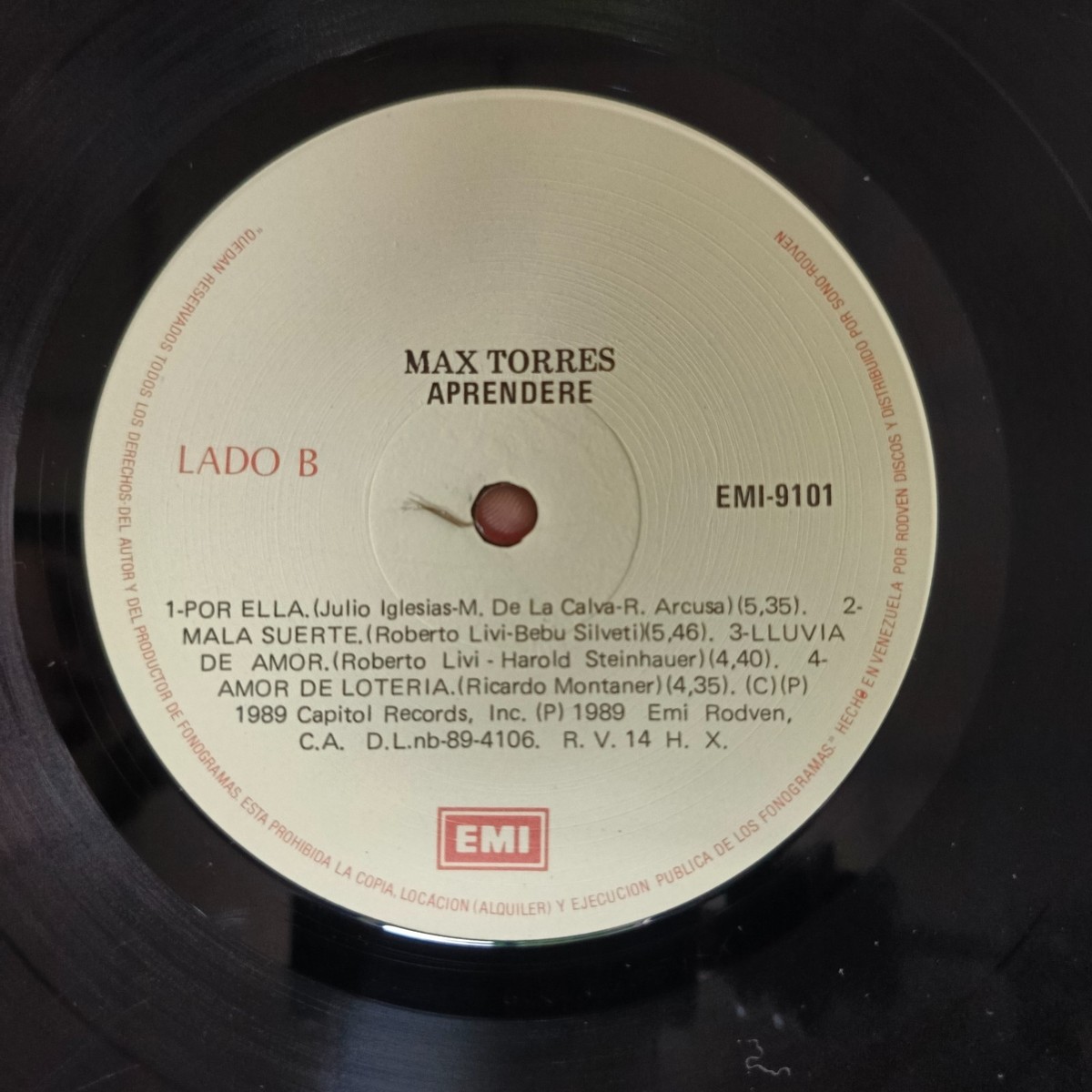 Max Torres And The Salsa Selection – Aprendere [1989] Vinyl LP