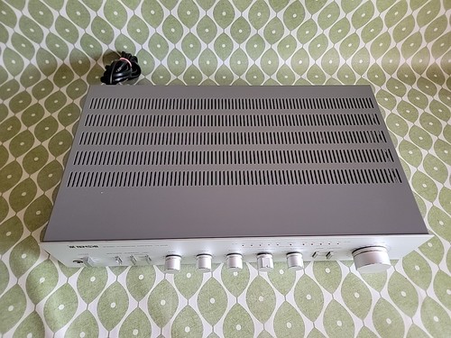Amplificador Estéreo Tensai TA-2435 De Colección Amplificador Plateado Retro Hi-Fi Phono MM MC - Imagen 3 de 13