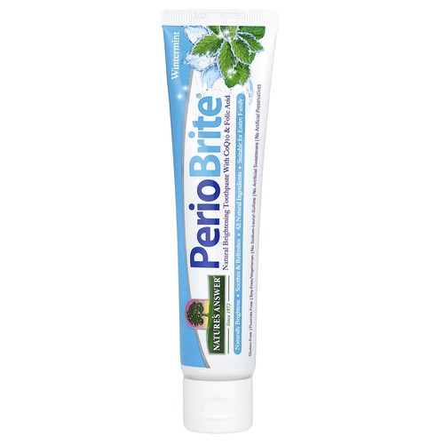PerioBrite®, Toothpaste with Xylitol, Flouride-Free, Wintermint, 4 oz (113.4 g)