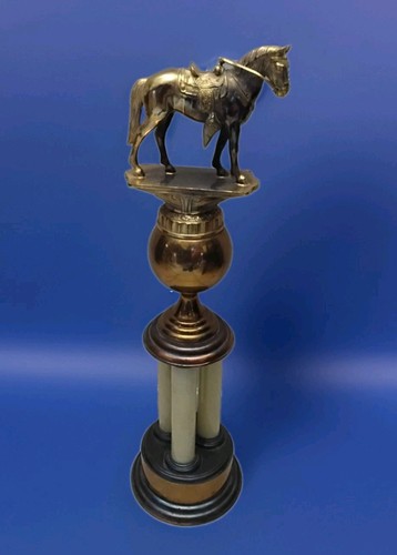 1947 Tracy Frontier Days Silver Mounted Horse Trophy Vintage Western Rodeo