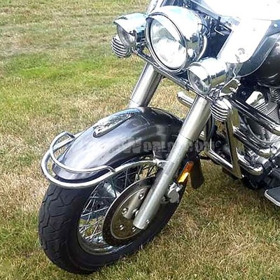YAMAHA XV1700 VERKLEIDUNG WILDSTAR / ROADSTAR XV 1700 CHROM FRONT FENDER BUMPER RAIL