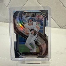 2024 Select #117 Bo Nix Silver Die Cut Premiere Level Denver Broncos