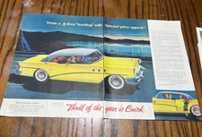 1955 Print Ad Buick Special Riviera large-mag 2-pg 21”x13 1/2”
