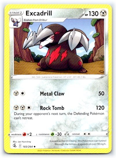Excadrill 183/264 ~ English Near Mint