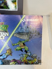 Teenage Mutant Ninja Turtles III 3 The Manhattan Project (NES) w/ Manual, Tested