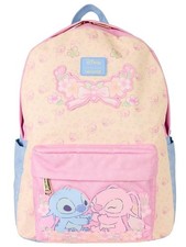 LOUNGEFLY Disney Licensed Lilo and Stitch Nylon Full Size Backpack - NEW w/TAGS