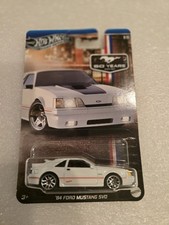 Hot Wheels Walmart Exclusive 60 Years Silver Series 84 Ford Mustang Svo Fox 