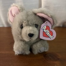 NWT Puffkins "Murphy" the mouse beanie plush 1991