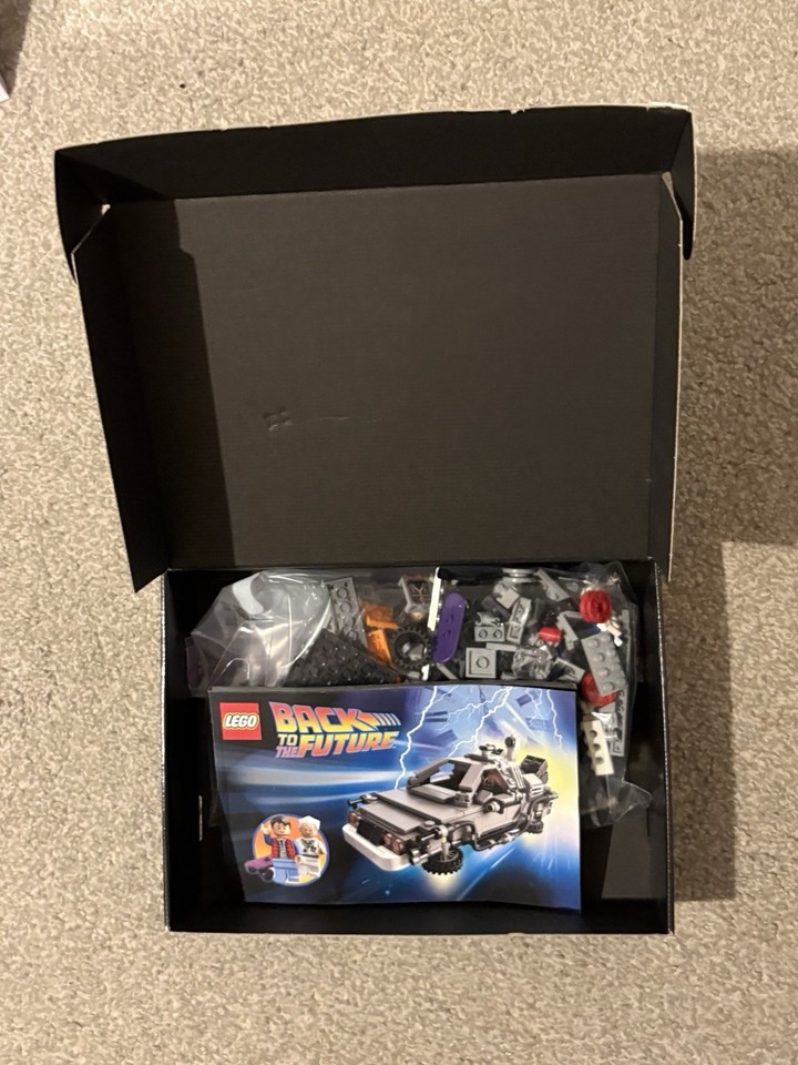 LEGO Delorean Time Machine Car 21103 Back to the Future 5702015064835 ...