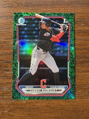 Gabriel Rodriguez 2026 Bowman Chrome 1st Green Grass /99 Guardians RC