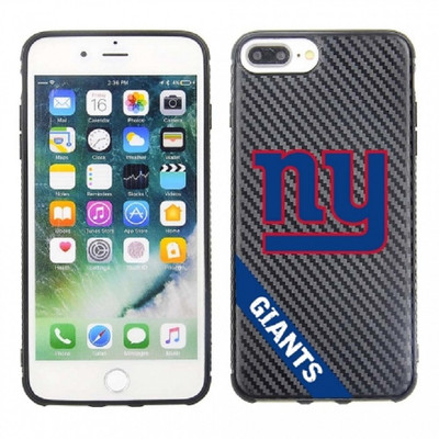 PBG NFL New York Giants Carbon Case for iPhone 8 +, 7 +, 6 + & 6S + (5.5'')