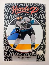 2021-22 Upper Deck Series 1 Hockey Hundo P #HP-4 Brent Burns San Jose Sharks