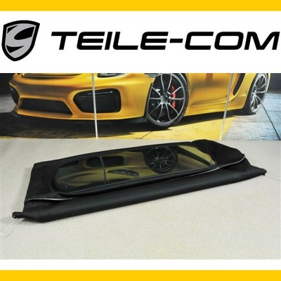 Porsche 987 Boxster hood cover + glass panel black 98756195506A10