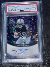 2023 Spectra Tre Tucker Rookie Autograph-Celestial PSA 9 50/75