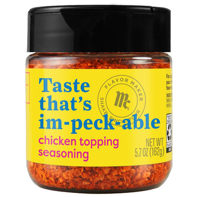 Chicken Topping Seasoning, Flavor Maker, 5.7 Oz