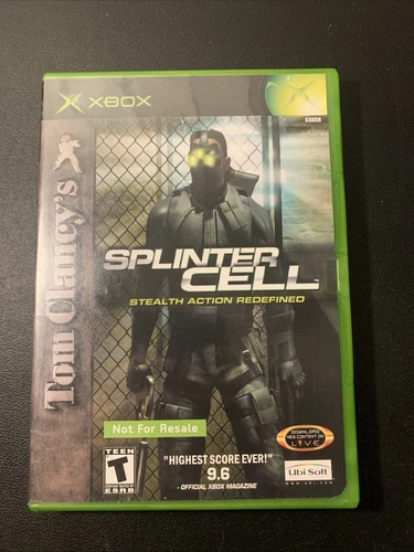 Tom Clancy's Splinter Cell – Microsoft Xbox (2002) – Case And Manual Only