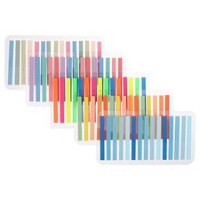 Assorted Color Reusable Pet Index Tabs Slim Multicolor Sticky Labels for Office