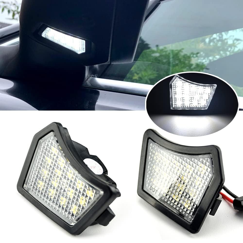 2Pcs For Jaguar XE-Type XF LED Under Side Mirror Puddle Light 31217838 31217839