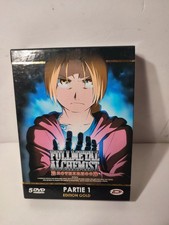 COFFRET  5 DVD  FULLMETAL ALCHIMIST PARTIE 1 EDITION GOLD MANGA VF/VO BEL ETAT