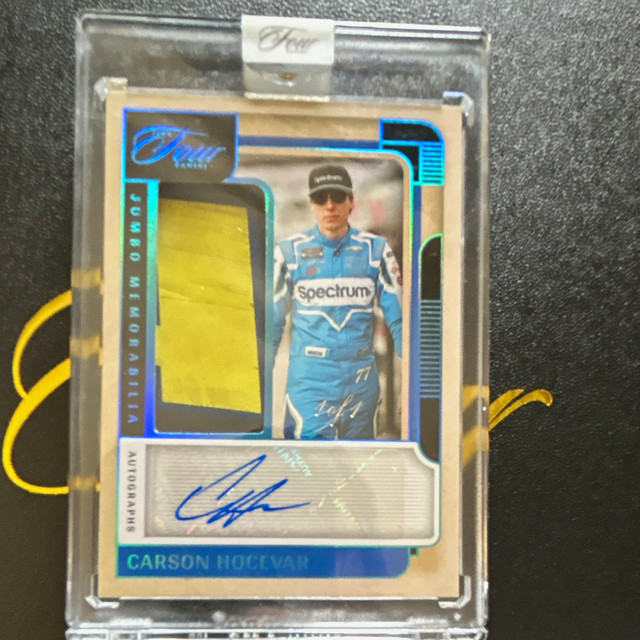 Panini 2026 Turn Four Carson Hocevar 1/1 Jumbo MEM Autograph