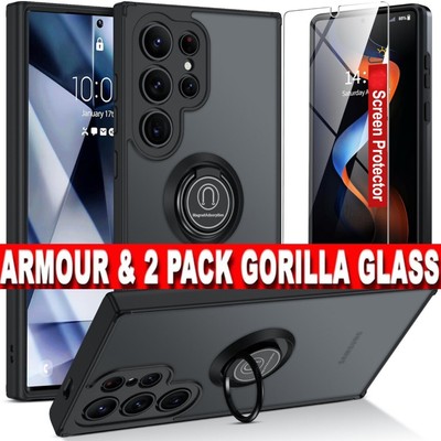 Für Samsung Galaxy A16/A56/A26/A36/S25+/S24FE Hülle Magnet Ring Ständer Handy Cover