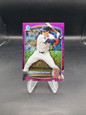 2025 Bowman Chrome Prospects Roman Anthony Fuchsia Shimmer #198/199 Boston