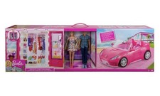 Barbie Dress Up & Go with Barbie & Ken, Convertible & Closet