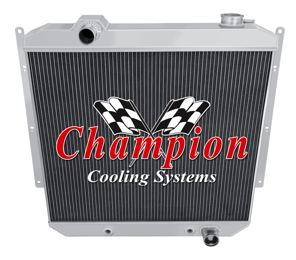RS Champion 3 Row Radiator Chevy Conversion for 1957 1958 Oldsmobile Super 88 Foto 3 de 4