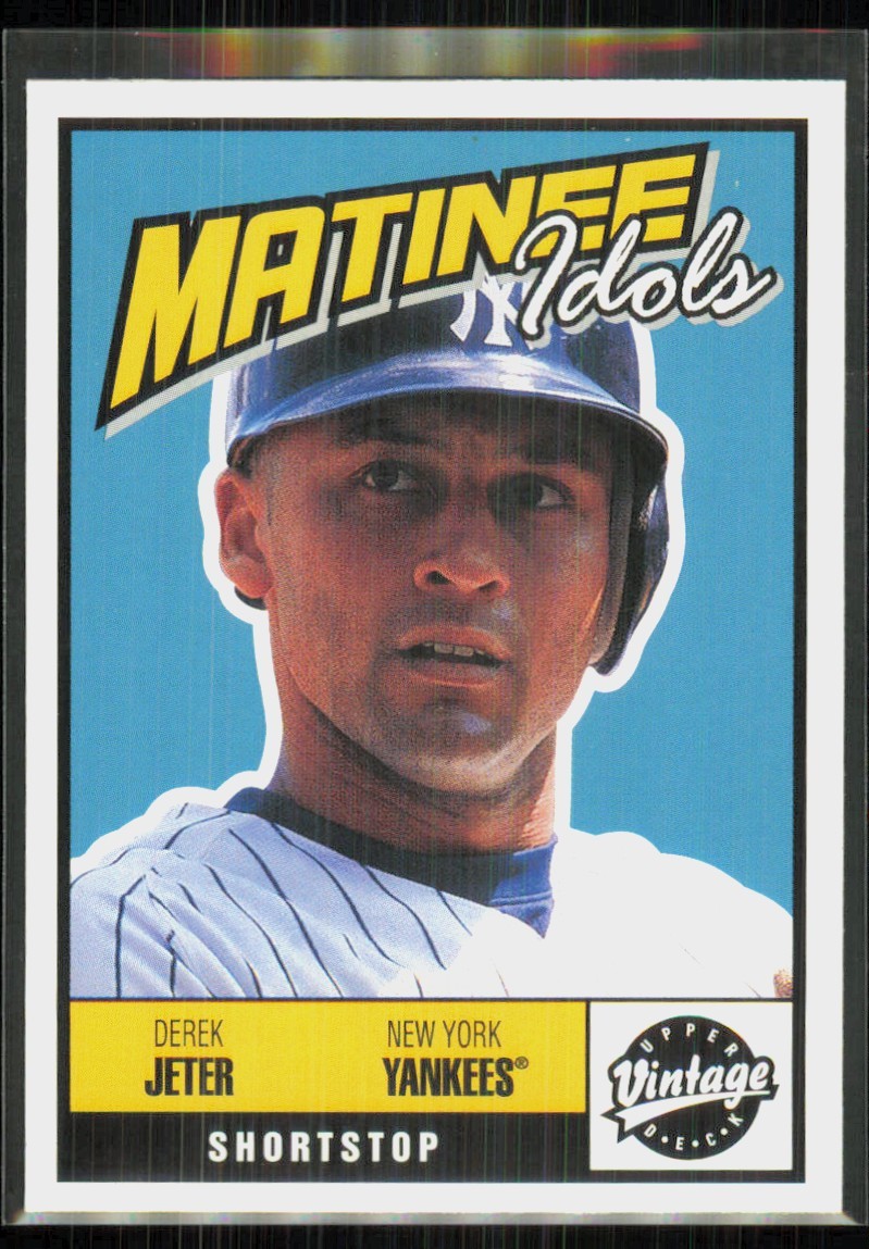 2001 Upper Deck Vintage Matinee Idols Derek Jeter New York Yankees #M2