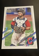 2021 Topps - Austin Hedges #572 Advanced Stats Back /300 Cleveland Guardians