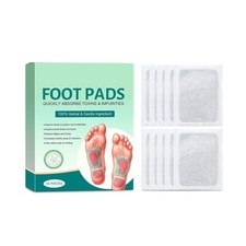(Pack of 2) Herbal And Gentle Ingredient Detox Foot Pads (20 pieces), Natural