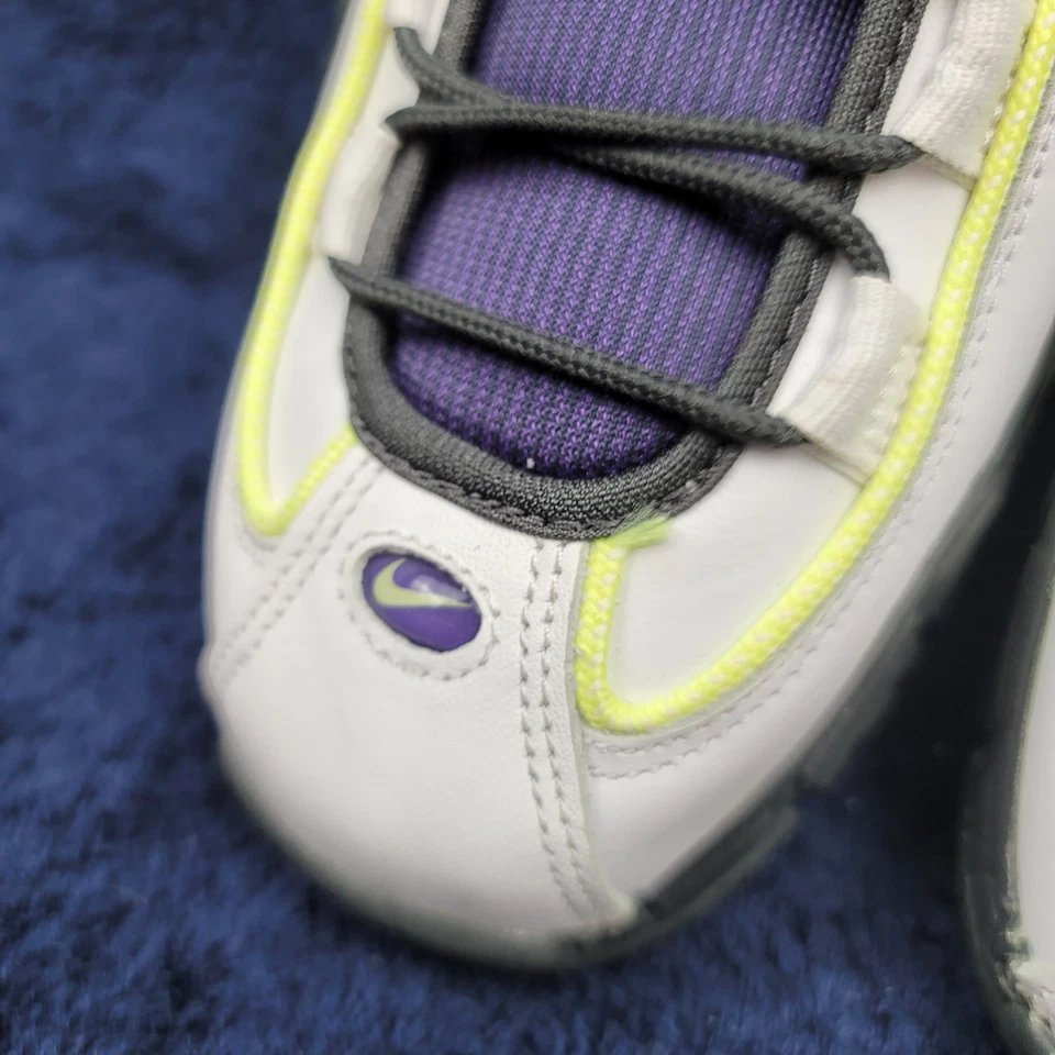 Nike Air Max Penny 1 Zapatos Talla 7.5 Juveniles FZ3546-100 Blanco Limón Twist Nuevos Foto 4 de 4