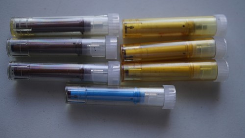 7 Original Zeichenkegel rOtring Rapidograph 3 x 0,35 3 x 0,5 und 1 x 0,7 NEU/OVP