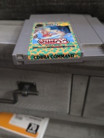 VINTAGE NES COBRA COMMAND NINTENDO GAME CARTRIDGE TESTED WORKS 